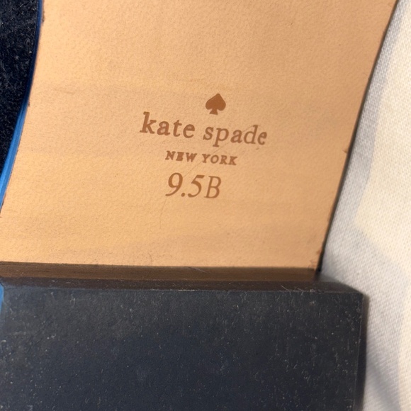 Kate Spade | Black Leather/Suede Chelsea Boots with Tassels | Wmns Sz 9.5B US - Picture 5 of 8